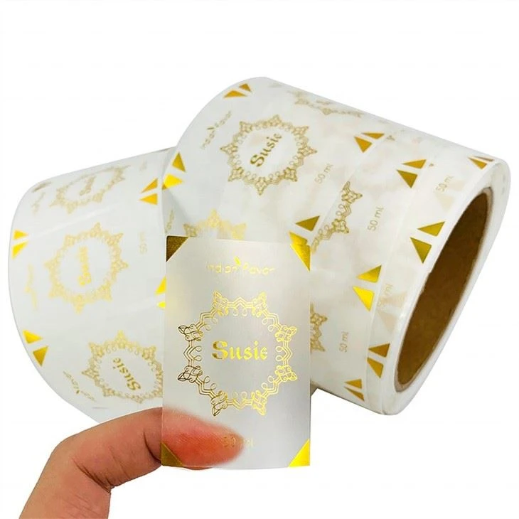 Gold Foil Vinyl Self Adhesive Labels